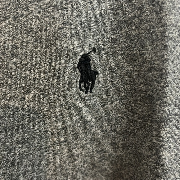 Men’s polo by Ralph Lauren size medium, dark Heather Gray - Picture 3 of 3